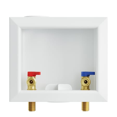 Jones Stephens Washing Machine Box, Center Outlet, 1/2in. MIP/SWT Connection B05940